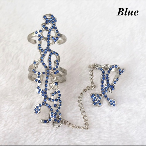 Rhinestone Ring Set - Picture 4 of 5